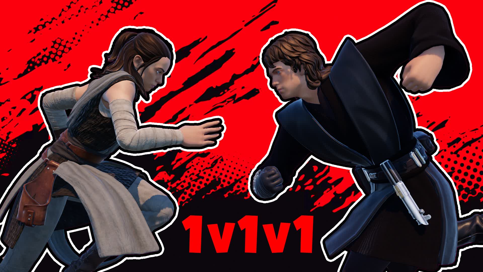 STAR WARS 1v1v1 FFA 1v1
