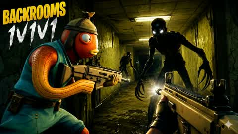 BACKROOMS 1V1V1 đď¸ FIRST PERSON
