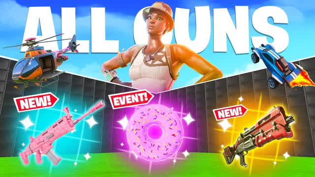 ULTIMATE 1V1 - ALL GUNS & RIDES