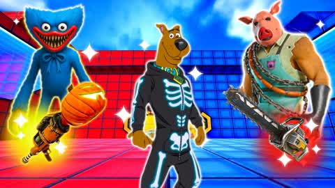 CRAZY HUNT3RS V4👹 RED VS BLUE🔴🔵