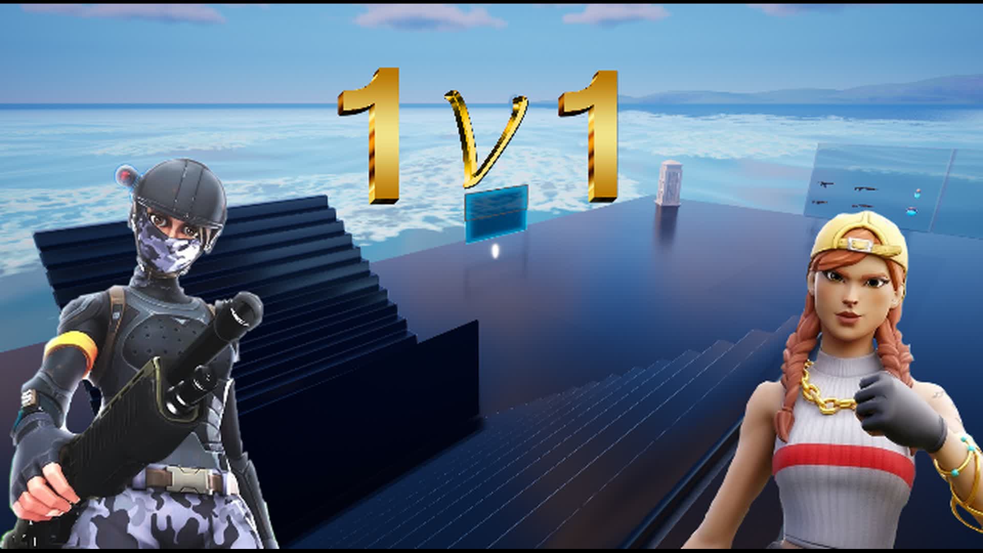 1V1 BUILD FIGHT BLACK