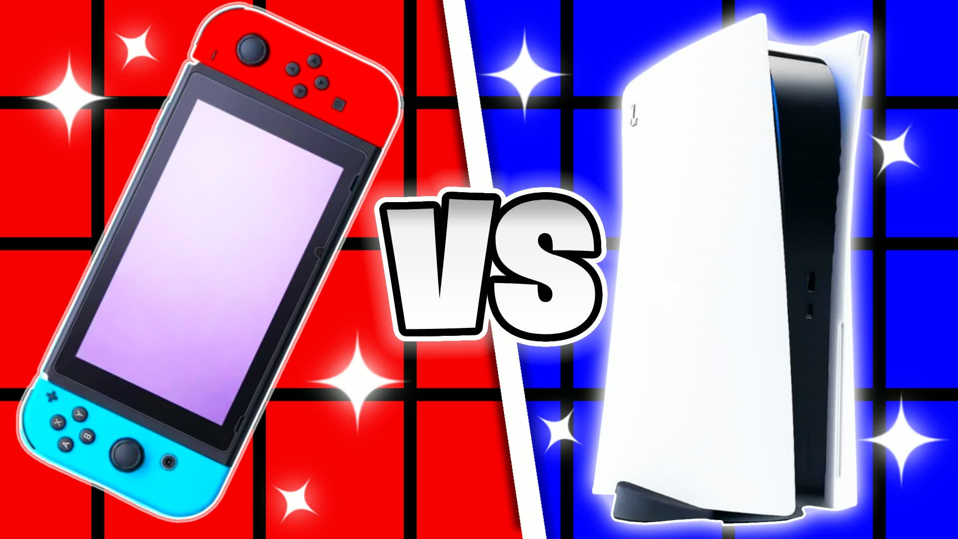 UWU SWITCH VS CONSOLE RED VS BLUE🔴🔵A1