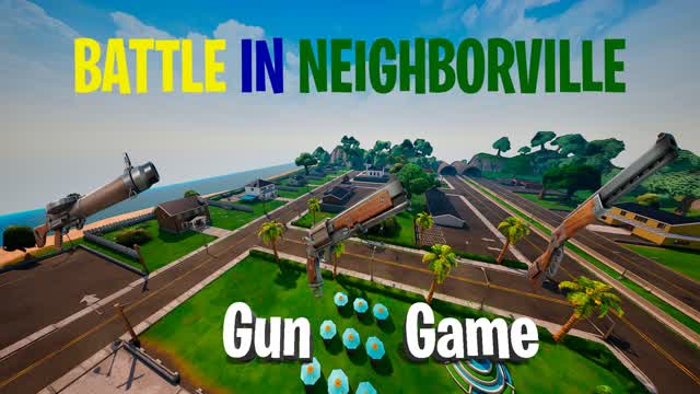 🌲Battle In Neighborville Gun Game🏠
