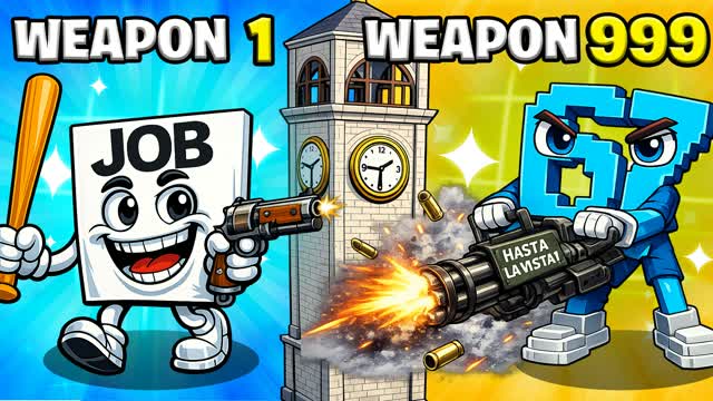 🧠 BRAINROT GUN GAME 🔫 ONE SHOT BOTS