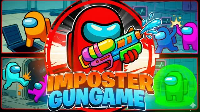 WHO is the IMPOSTER Among US? | GUNGAME