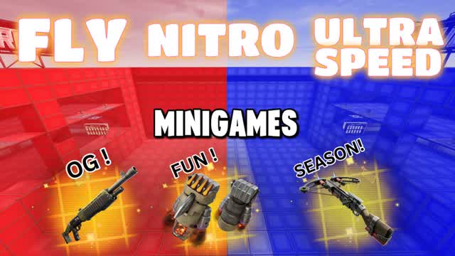 MINIGAMES RED VS BLUE🔴🔵 GUN GAME FUNNY