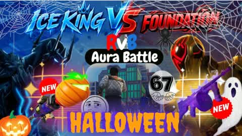 ICE KING vs Fundation!"Halloween update"