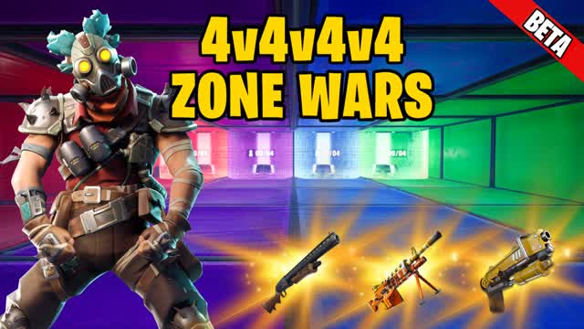 4v4v4v4 Zone Wars [All Weapons]