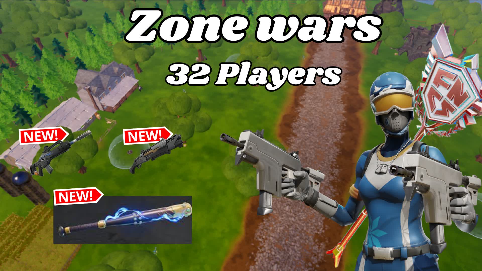 Zone wars 32Players💯💥