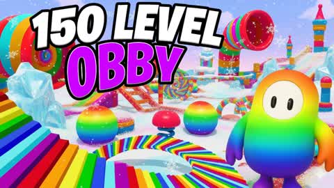 🌈 FALL GUYS OBBY PARKOUR 🎭FASHION SHOW