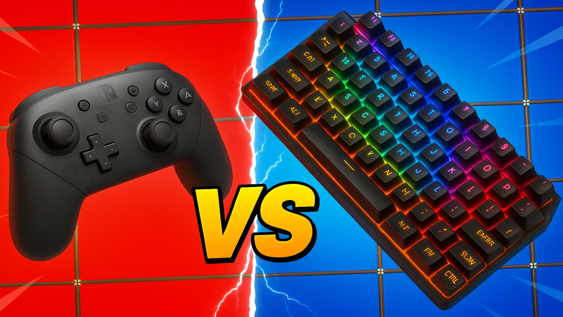 🔴CONTOLLER VS KEYBORD SUPER R VS B🔵