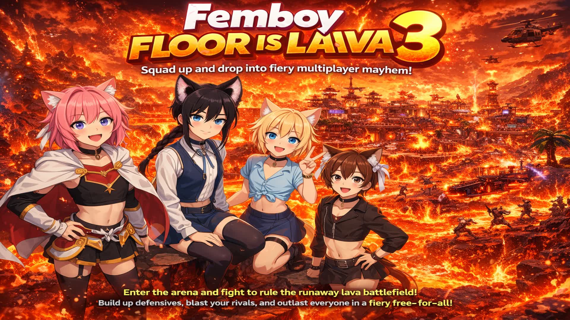 Femboy Floor Is Lava 3 - SUPER KAWAII