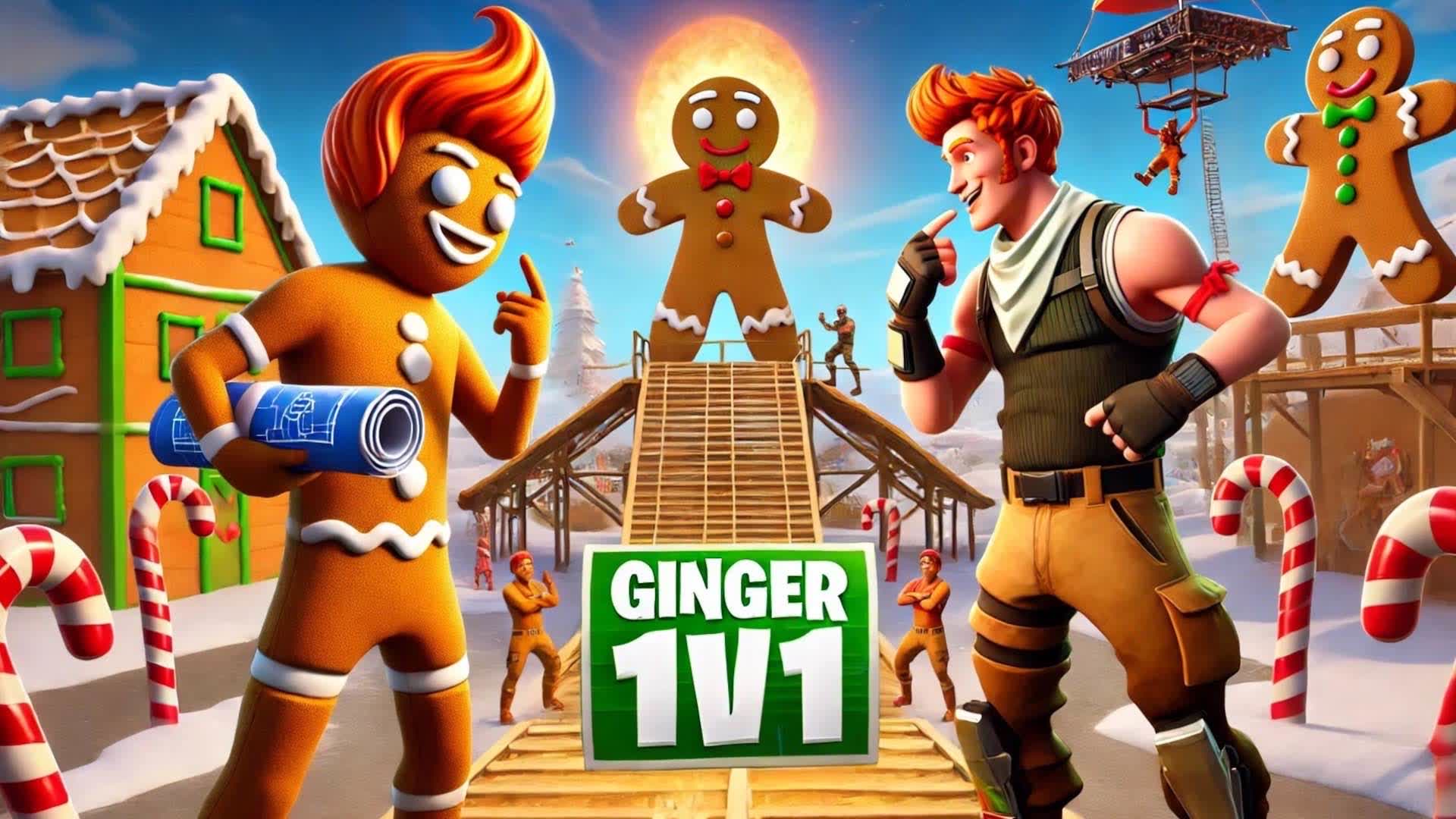 GINGER 1V1 Build Fight [TANTECHANTII]