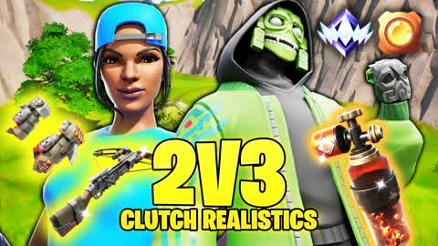🎯 RANKED CLUTCH 2v3 REALISTICS