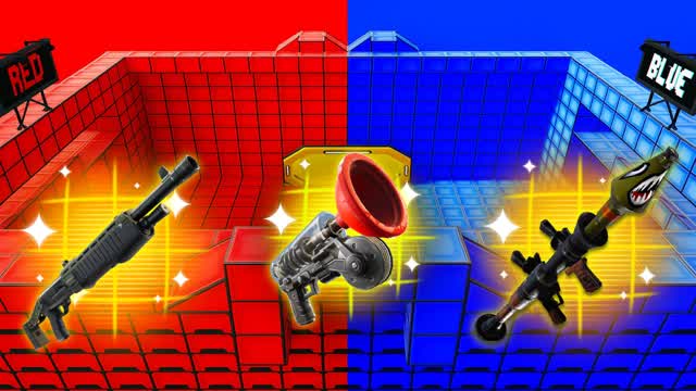 CRAZY SQUID RED VS BLUE 🔴🔵NEW