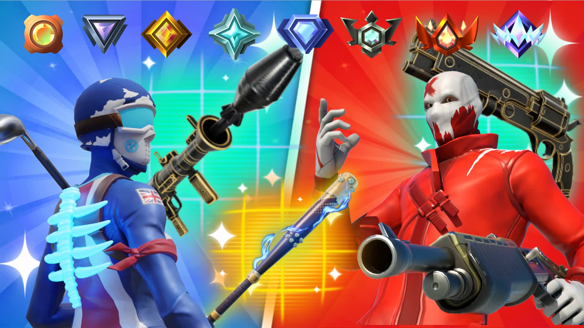 SUPER RED VS BLUE 🔴🔵