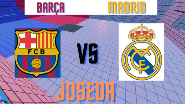 Red vs Blue (Madrid vs Barça)