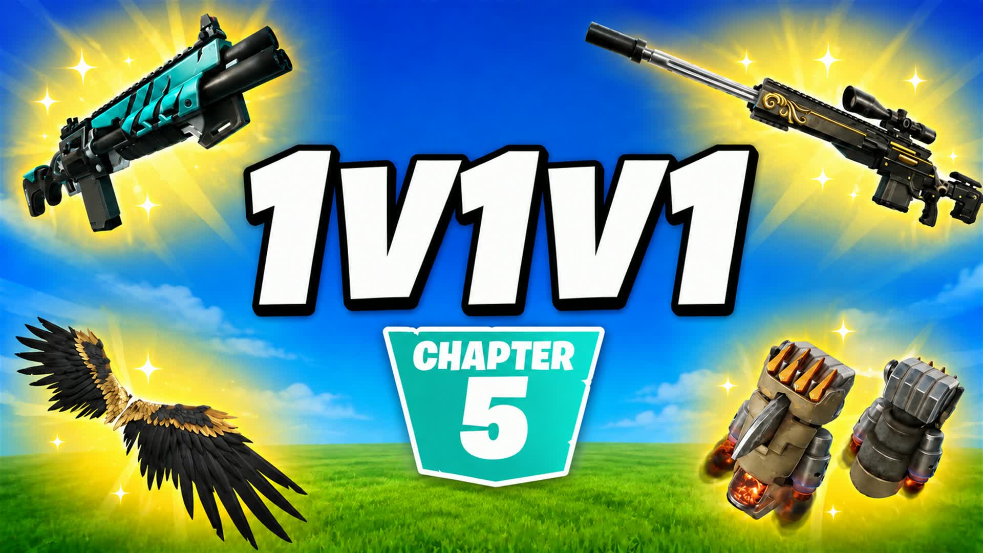 1v1v1 CHAPTER 5 PVP 1v2 1v1v1v1 FFA Hero