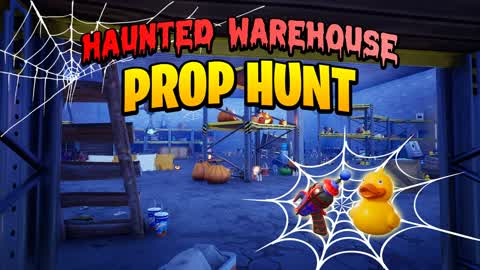 🏚️PROP HUNT HAUNTED WAREHOUSE🏚️