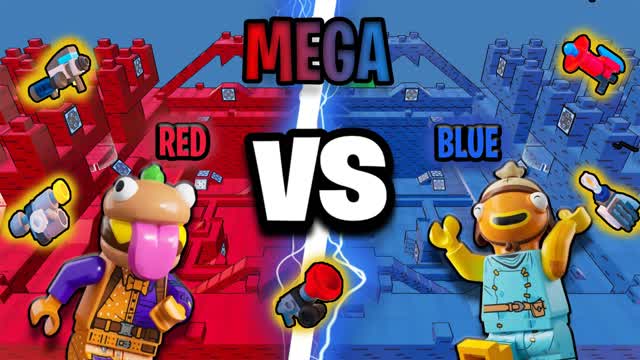 MEGA RED VS BLUE 🔴🔵