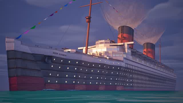 RMS QUEEN ELIZABETH (1946) - SHOWCASE