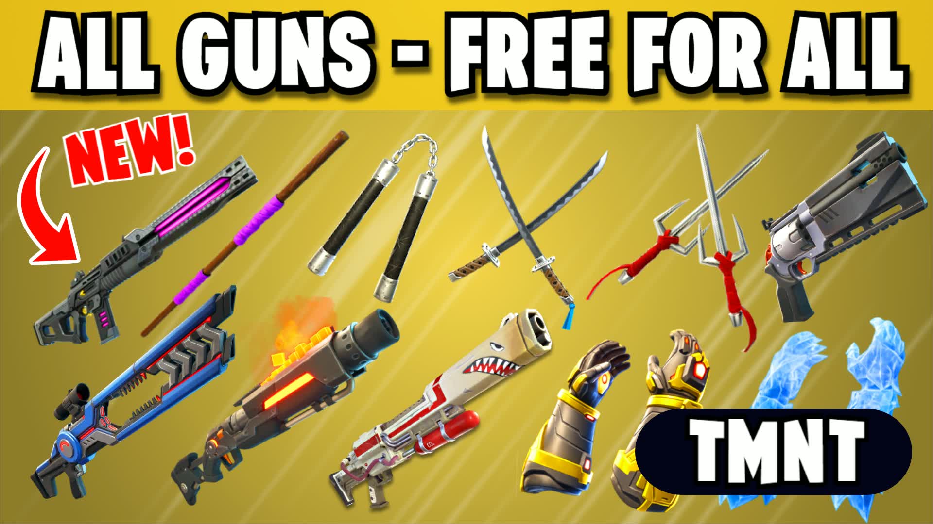 TMNT ⭐ ALL GUNS - FREE FOR ALL