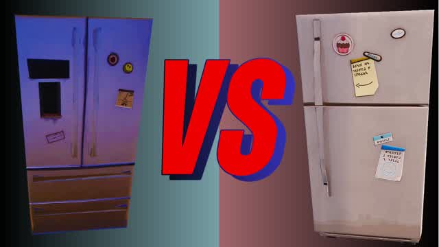 🧊 BLACK FRIDGE vs WHITE FRIDGE 🧊