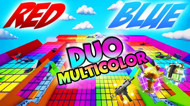DUO RED VS BLUE MULTICOLOR