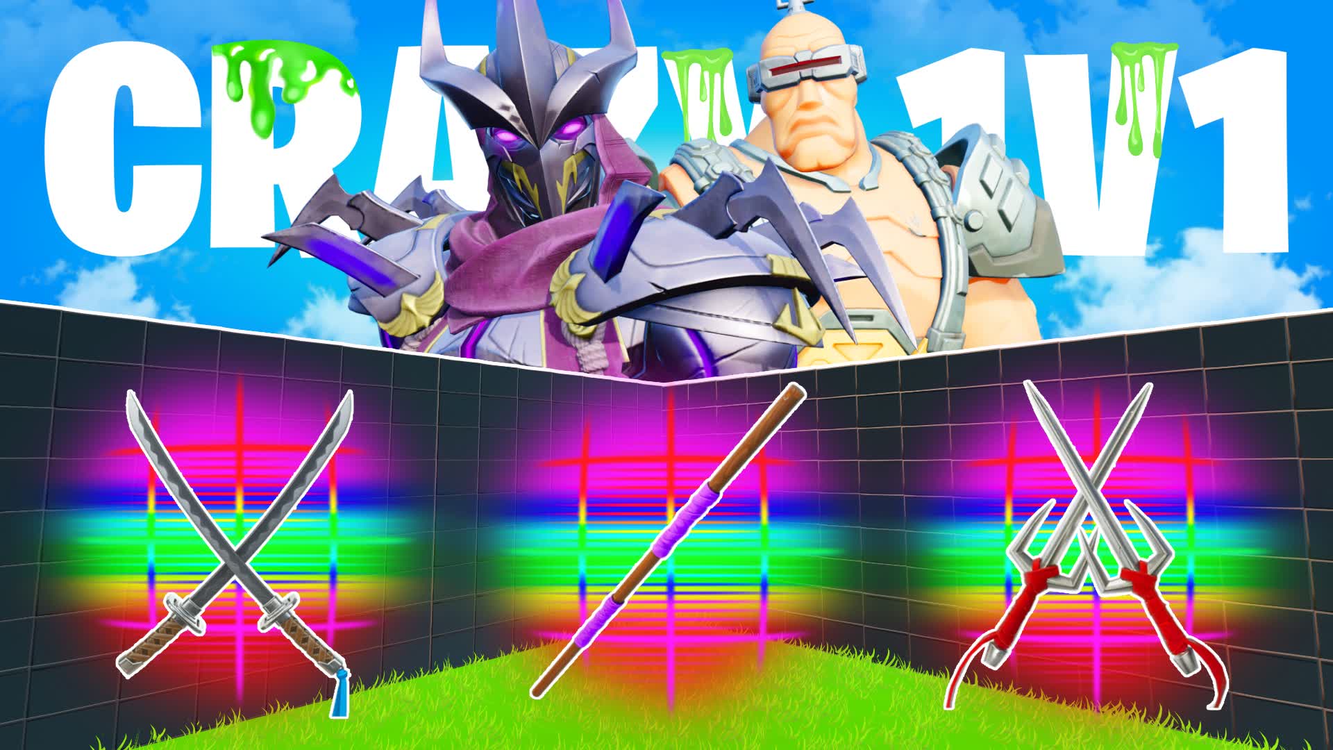 CRAZY TMNT 1V1 WITH EVERY GUN