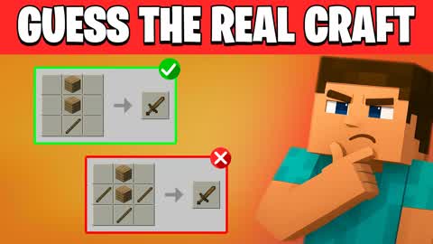 GUESS THE REAL CRAFT🔍