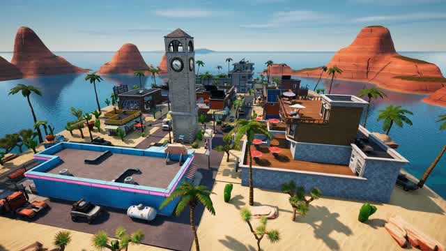 Desert city gun game