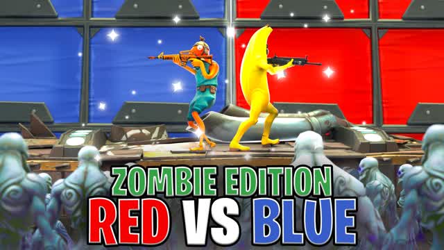 🧟ZOMBIE RED VS BLUE🔴🔵