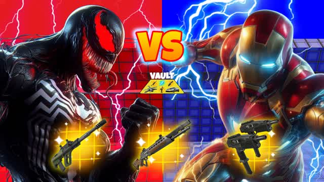 IRON MAN VS VENOM🔴🔵RED VS BLUE🕸️🦸‍♂️