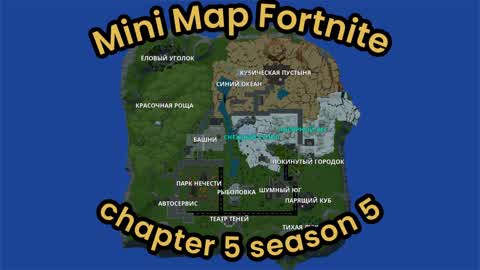 MINI MAP FORTNITE chapter 5 season 8