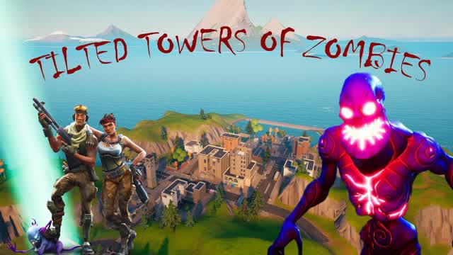 Tilted Towers of zombies