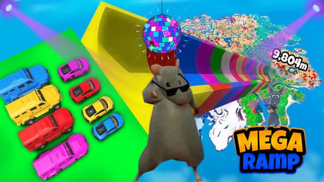 🐭 Mouse Dancing  Mega Ramp 🐭