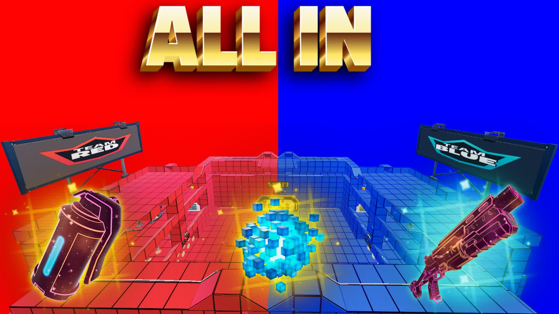 ALL IN RED VS BLUE🔴🔵