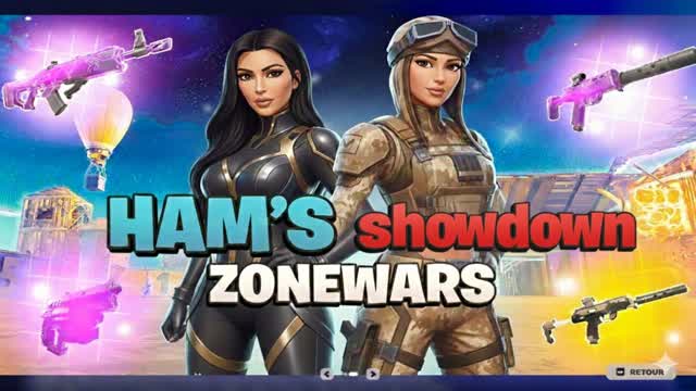HAM'S Showdown ZONE WARS 1v1/2v2/3v3/4v4
