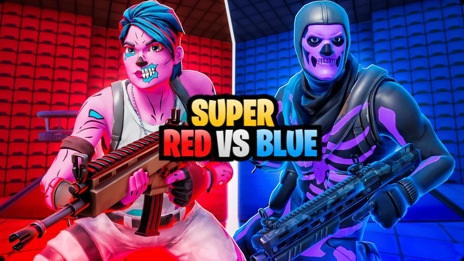 SUPER RED VS BLUE 🔴🔵 3258-4698-0308 by yahmlynn - Fortnite Creative Map ...