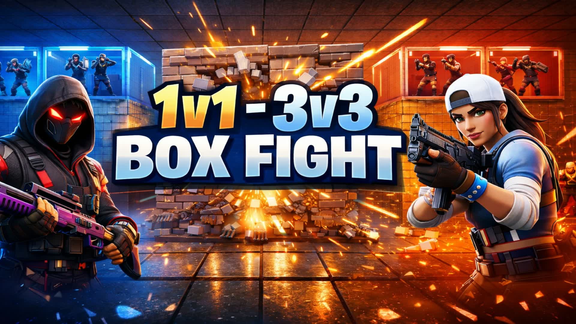 1V1-3V3 ボックスファイト