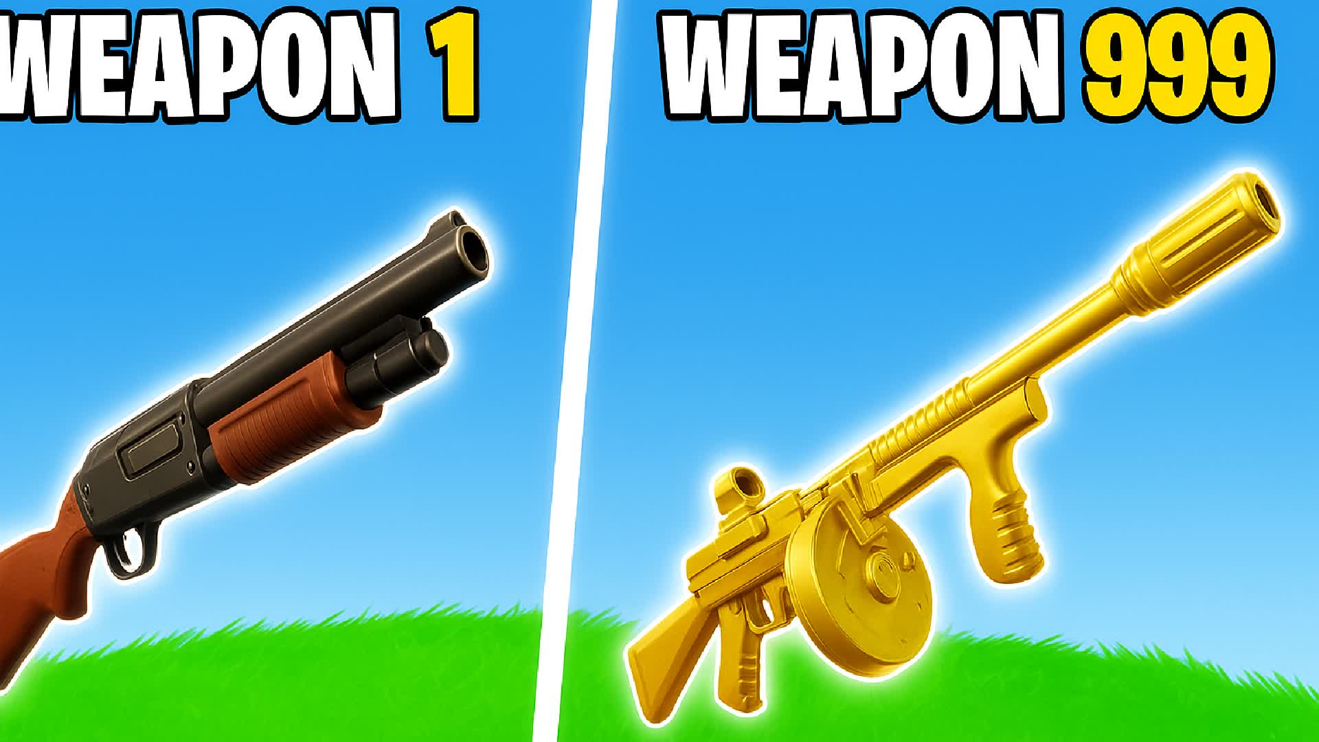 😎CRAZY GUN GAME🎯ONE SHOT🤣MEME SOUNDS