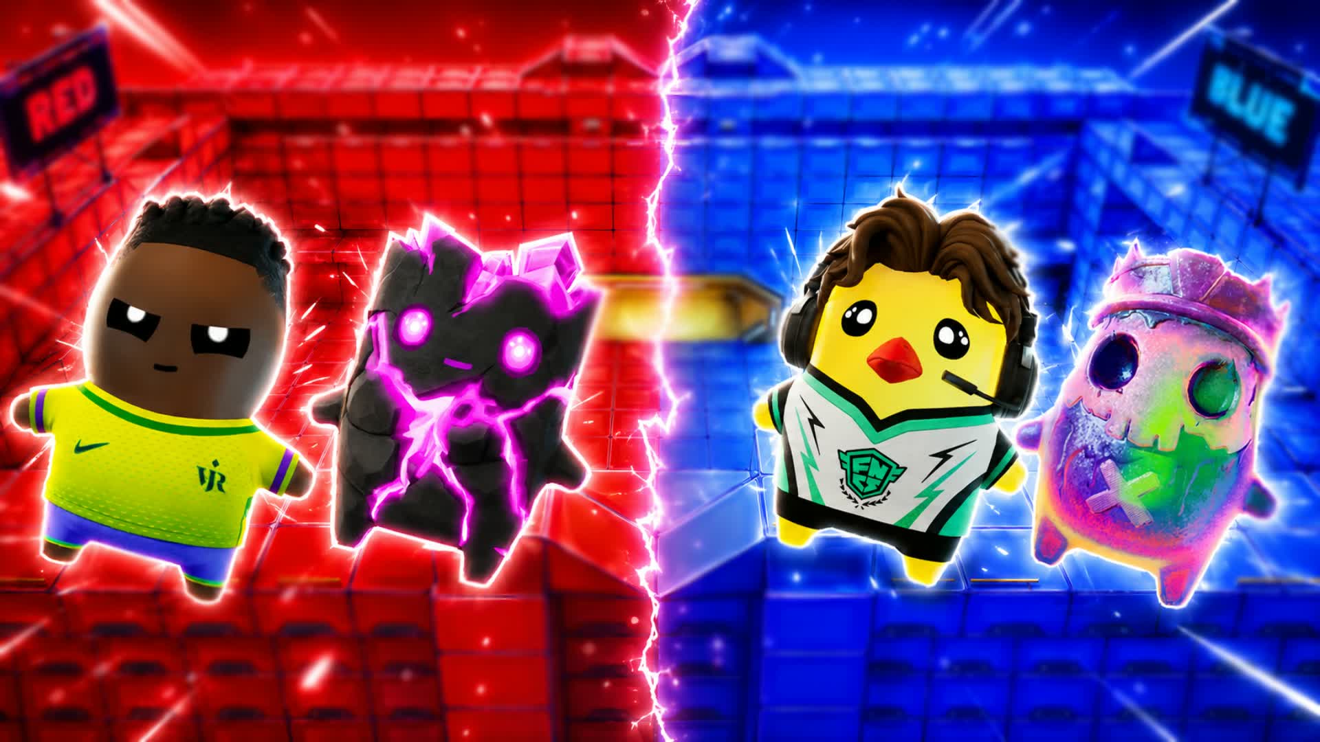 RED VS BLUE 🔴🔵PANDORO-X6 BEST FRIENDS