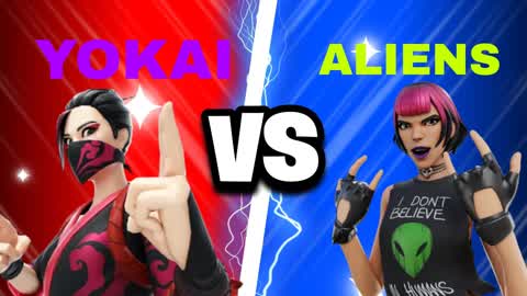 Aliens Vs Yokai