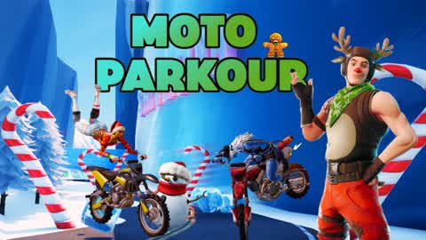 WINTER🥶MOTO PARKOUR