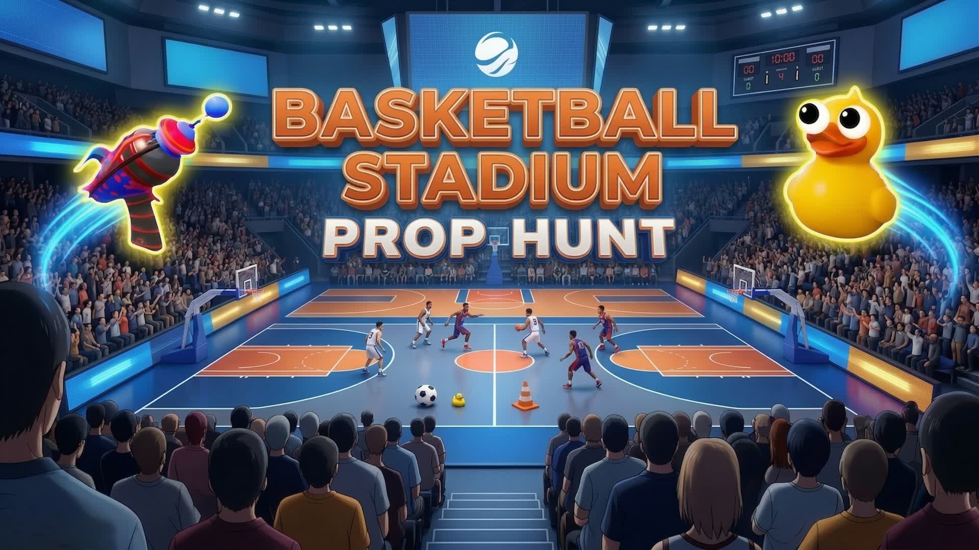 CACHE CACHE BASKETBALL STADIUM PROP HUNT