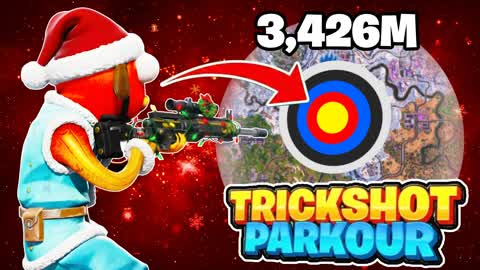 XMAS TRICKSHOT PARKOUR🎯100+ LEVELS