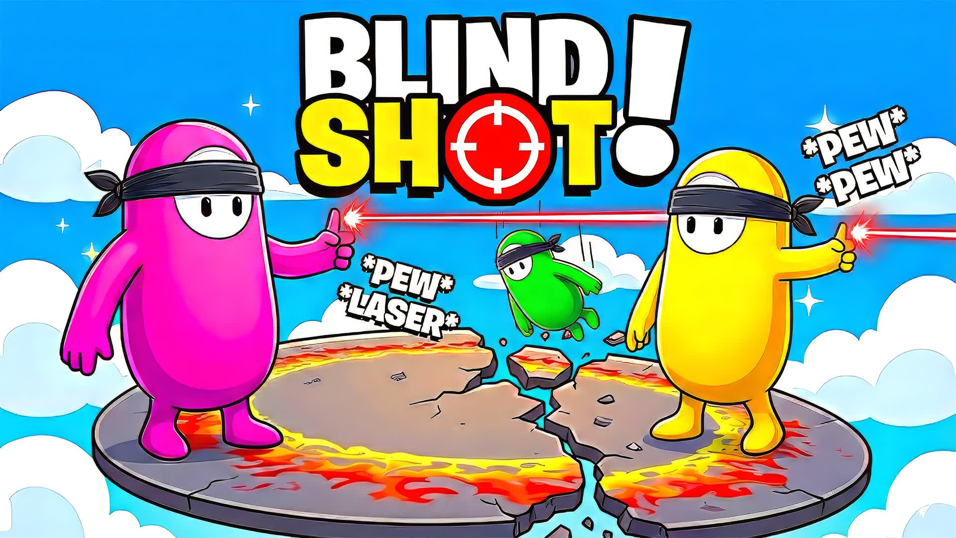 BLIND SHOT 🔫 FALL GUYS