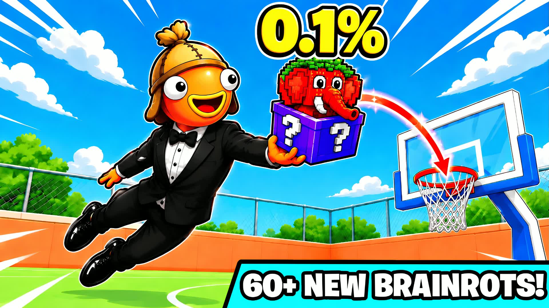 Throw A Lucky Block (BRAINROTS)