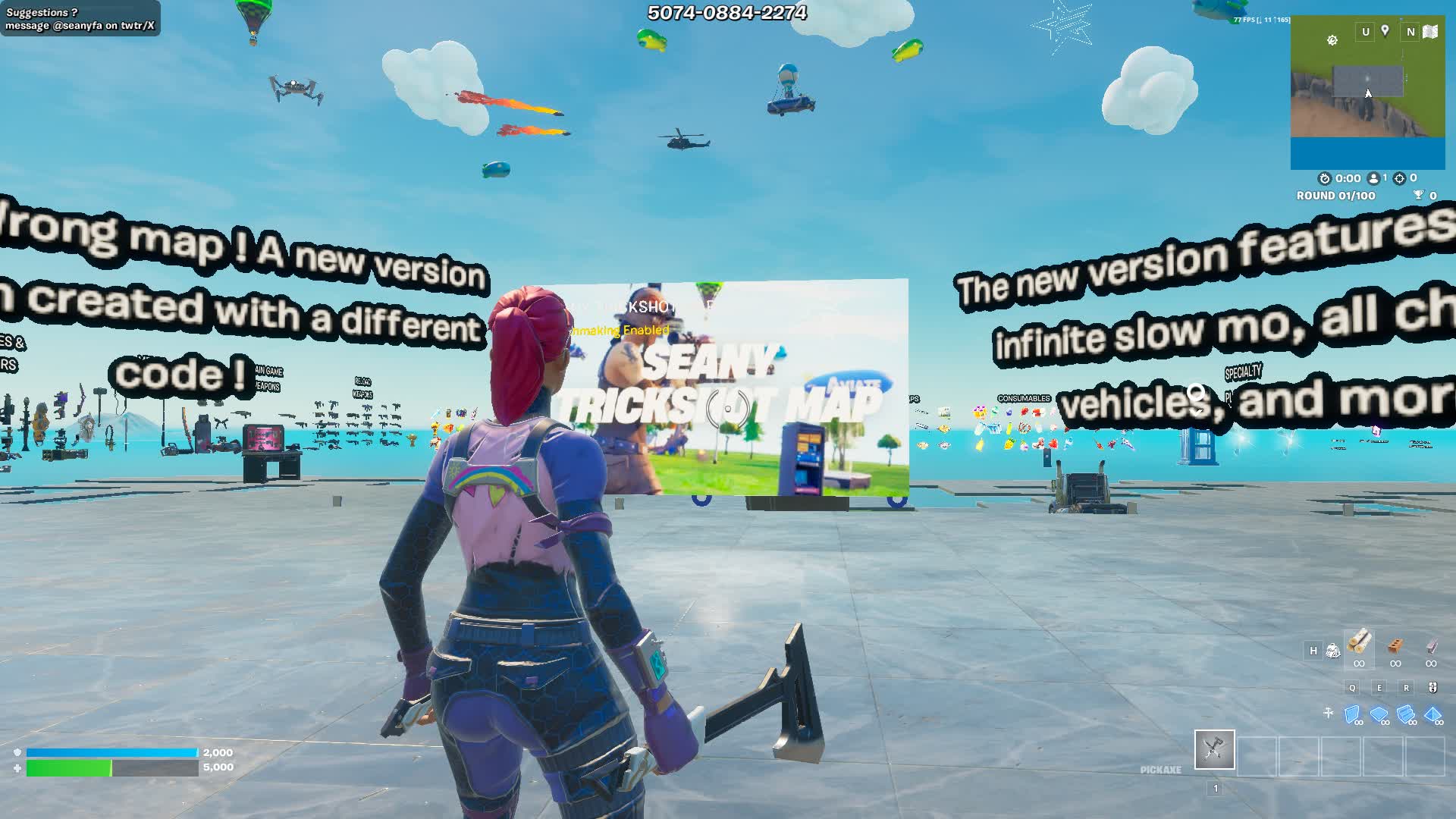 Seany Trickshot Map 5074-0884-2274 by codeseany - Fortnite Creative Map ...