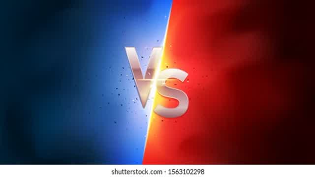 MY  RED VS BLUE 🔴🔵